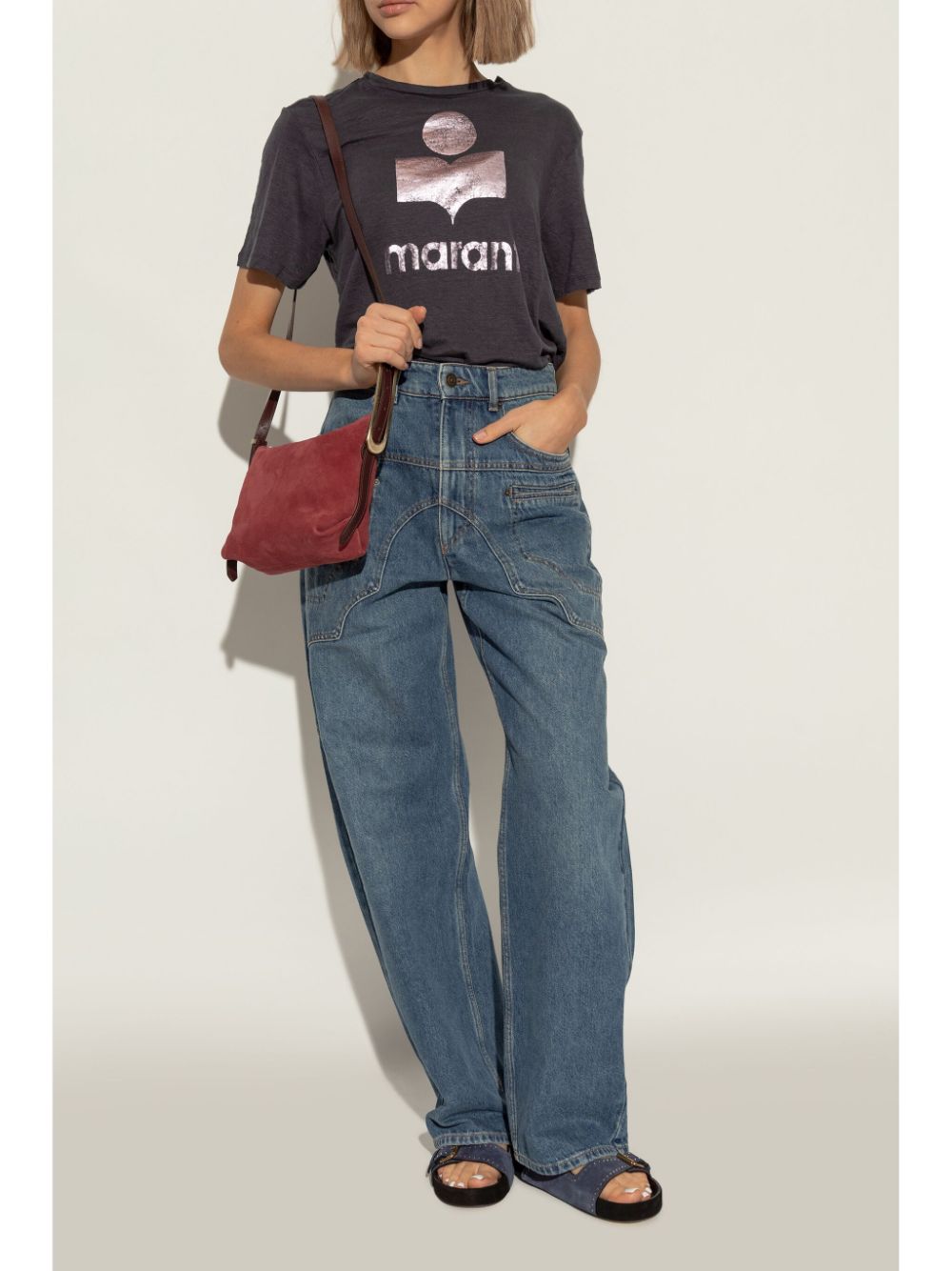 صندل إيزابيل مارانت الأزرق