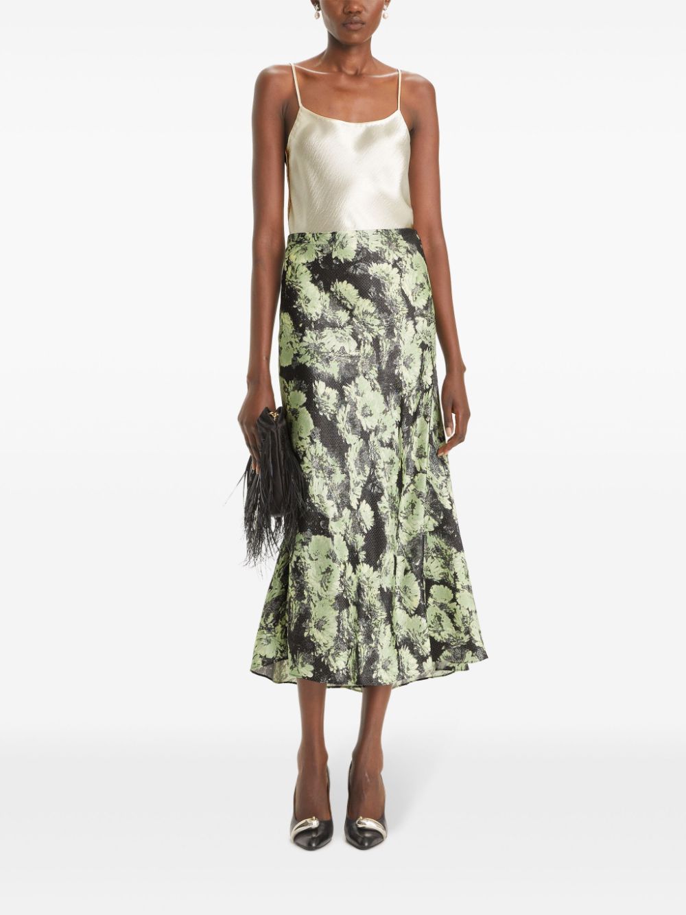Tory Burch Printed long skirt