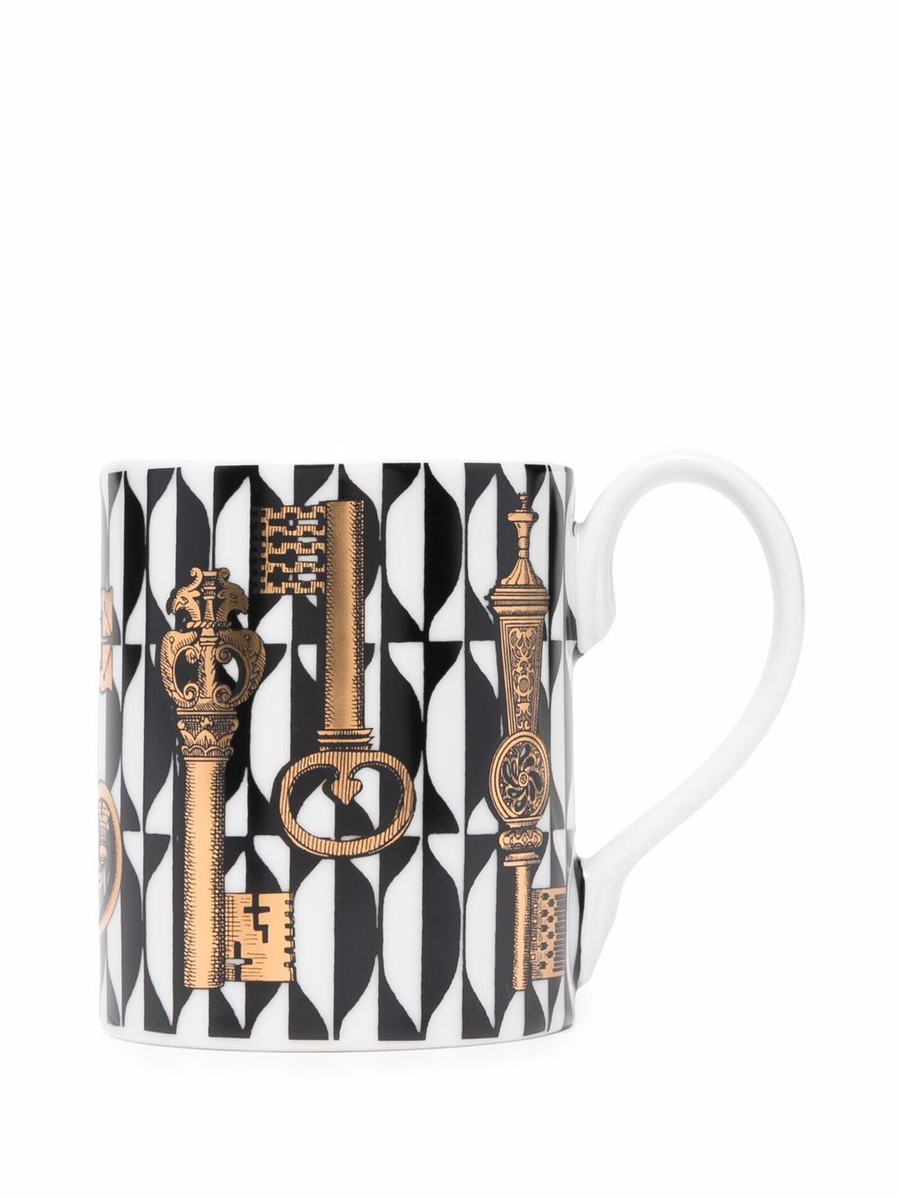Fornasetti Fornasetti Mug Keys and Diamonds