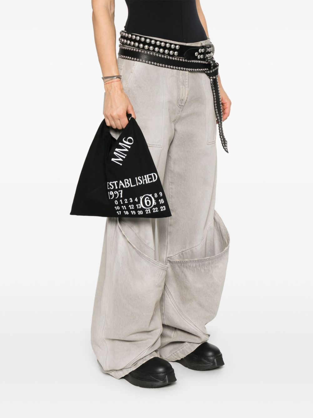 MM6 Maison Margiela MM6 Maison Margiela Tote bag with number motif