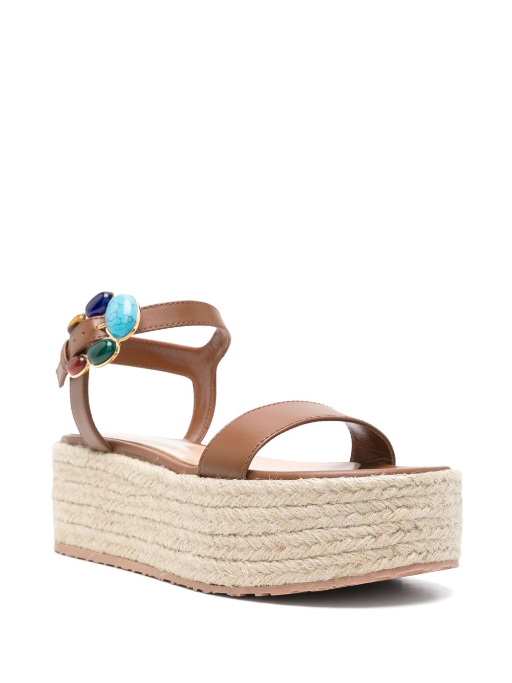 Gianvito Rossi Gianvitp Rossi stone-embellished espadrilles