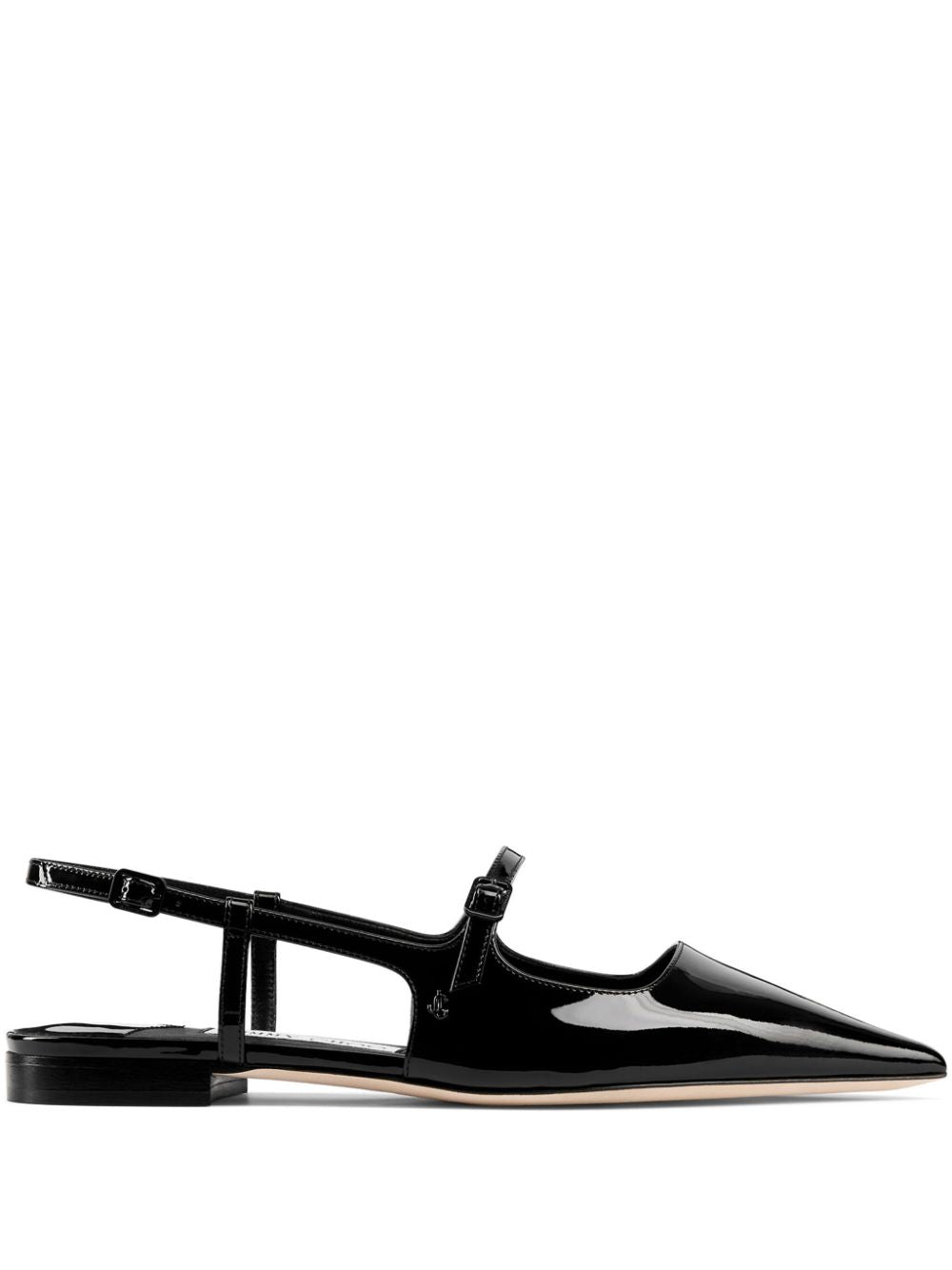 Jimmy Choo Didi Flat Patent Leather Low Shoes