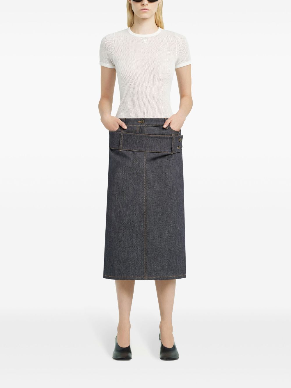 Courreges Pre Courreges Pre Courrèges Mesh T-shirt