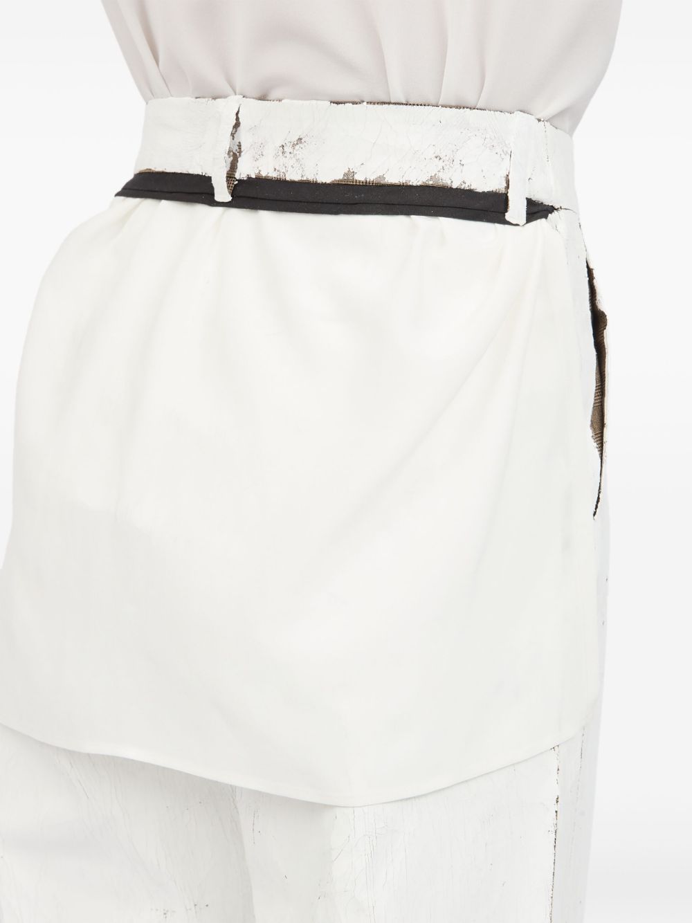 MM6 Maison Margiela Trousers White