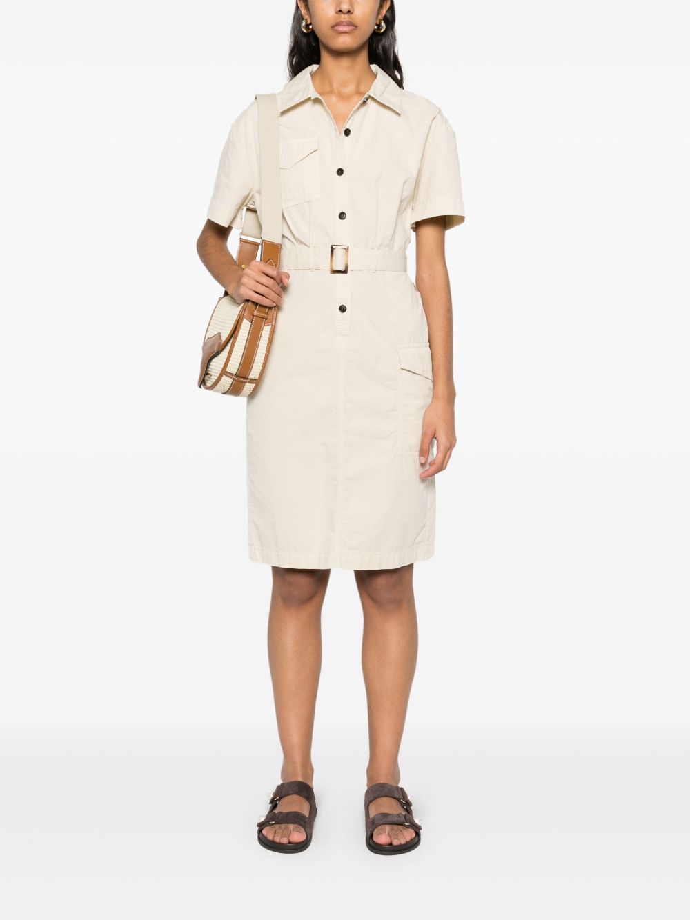 Woolrich Woolrich belted shirt dress