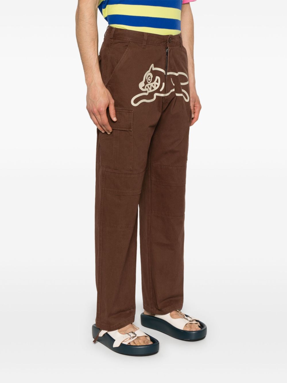 ICECREAM Trousers Brown