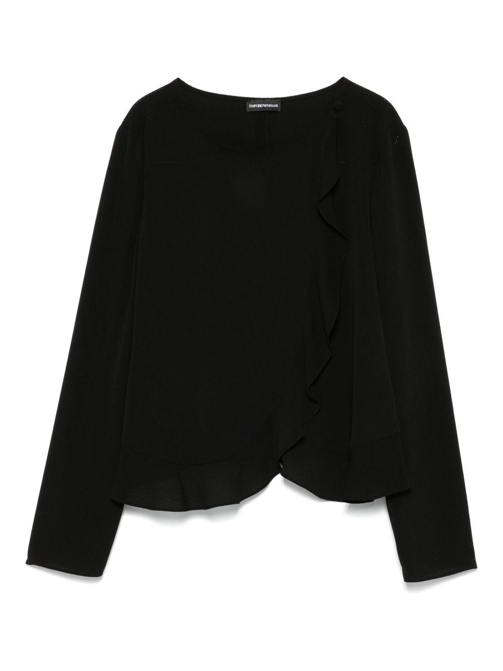 سترة قميص بكشكشة انسيابية من إمبوريو أرماني