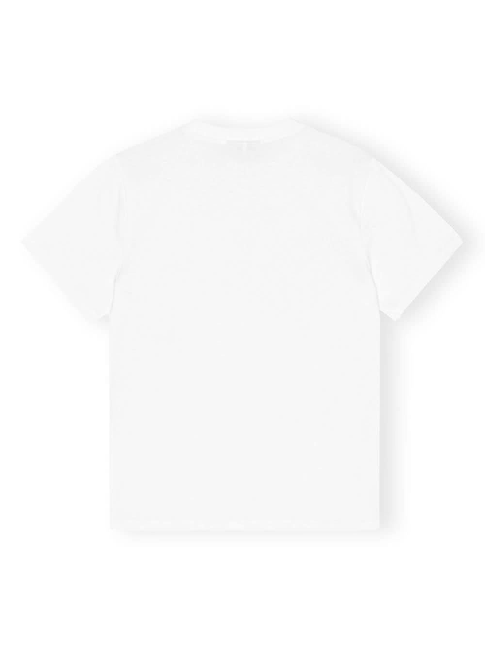 Ganni GANNI T-shirts and Polos White