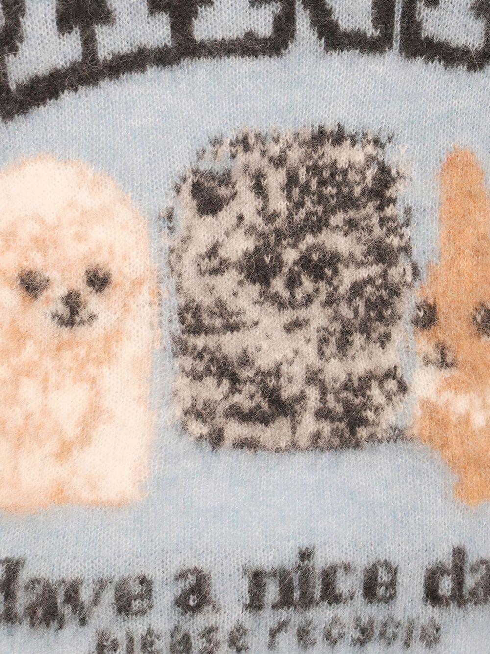 Ganni GANNI Sweaters Clear Blue