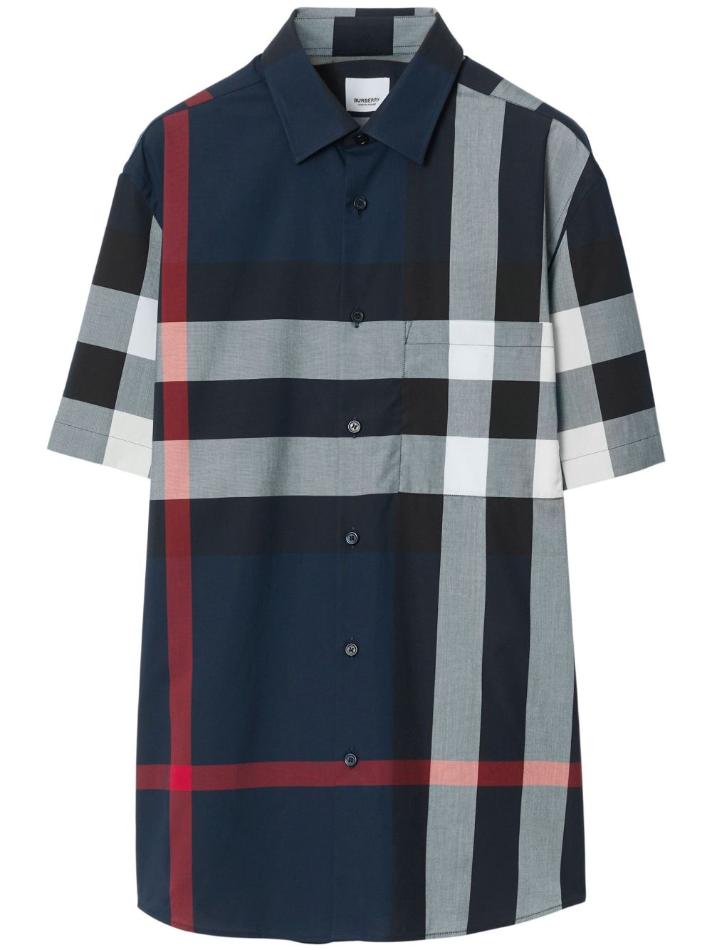 Burberry Burberry Somerton Checked Regular-fit Stretch-cotton Shirt
