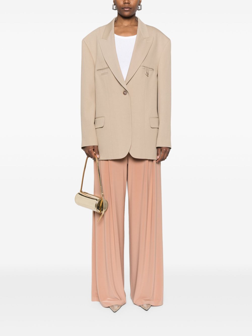 Norma Kamali Norma Kamali Trousers Beige