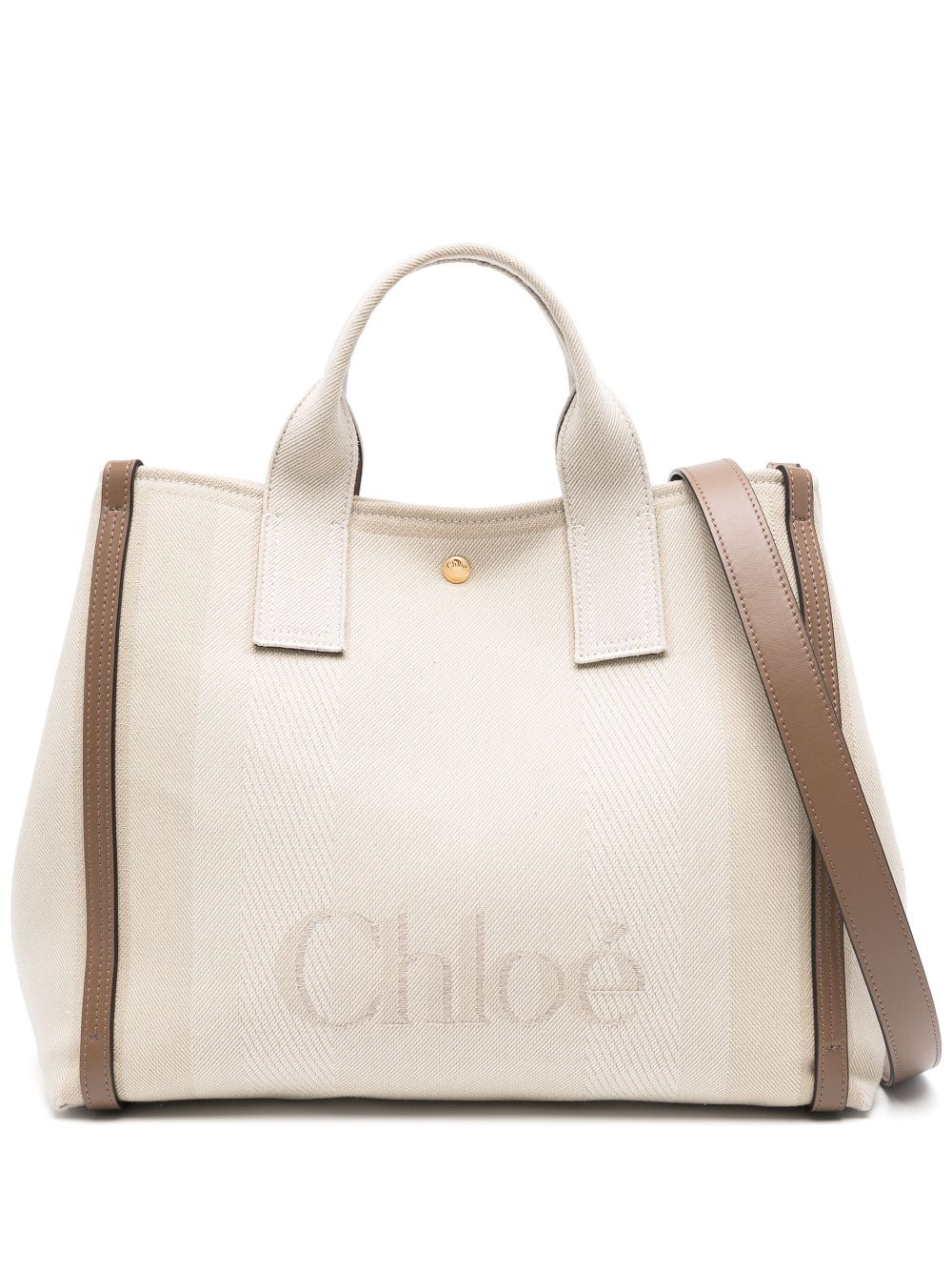 Chloé Chloé Carry canvas tote bag