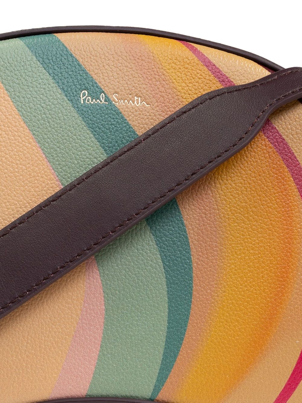 Paul Smith Paul Smith Swirl leather crossbody bag