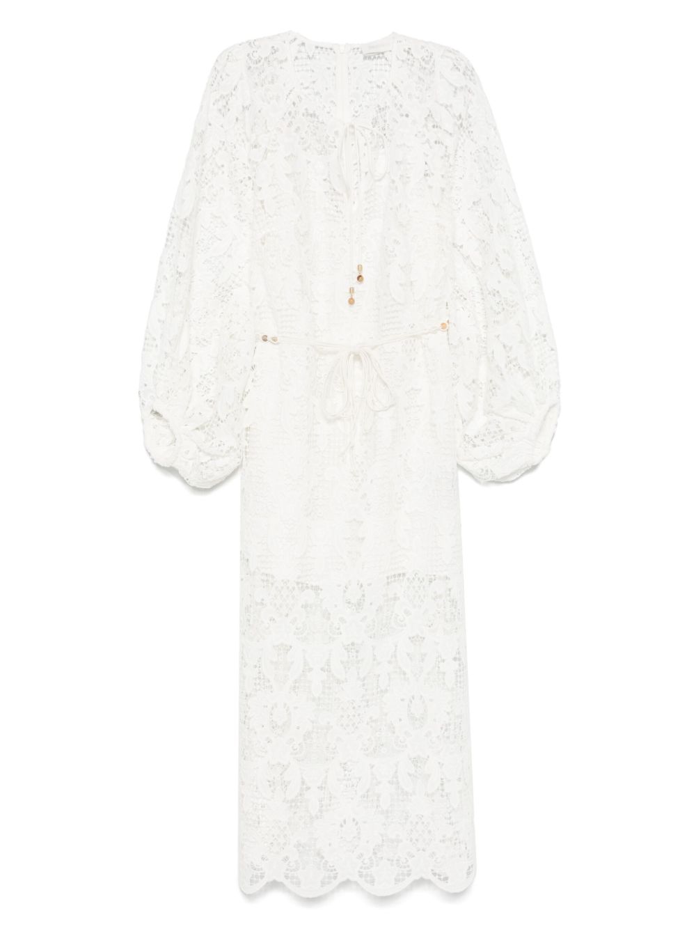 Zimmermann Zimmermann Coco lace midi dress - ivory