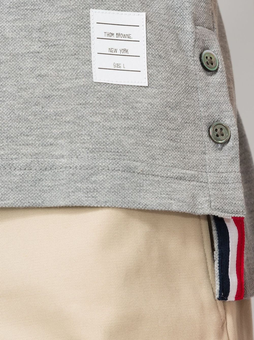 Thom Browne Thom Browne T-shirts and Polos Light Grey