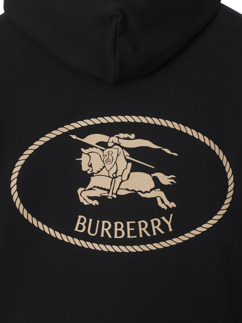 Burberry Burberry Knight Stamp Cotton Hoodie