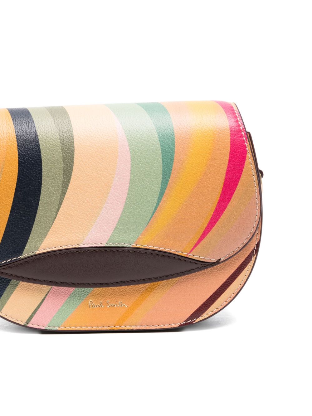 Paul Smith Paul Smith Swirl Leather Saddle Bag