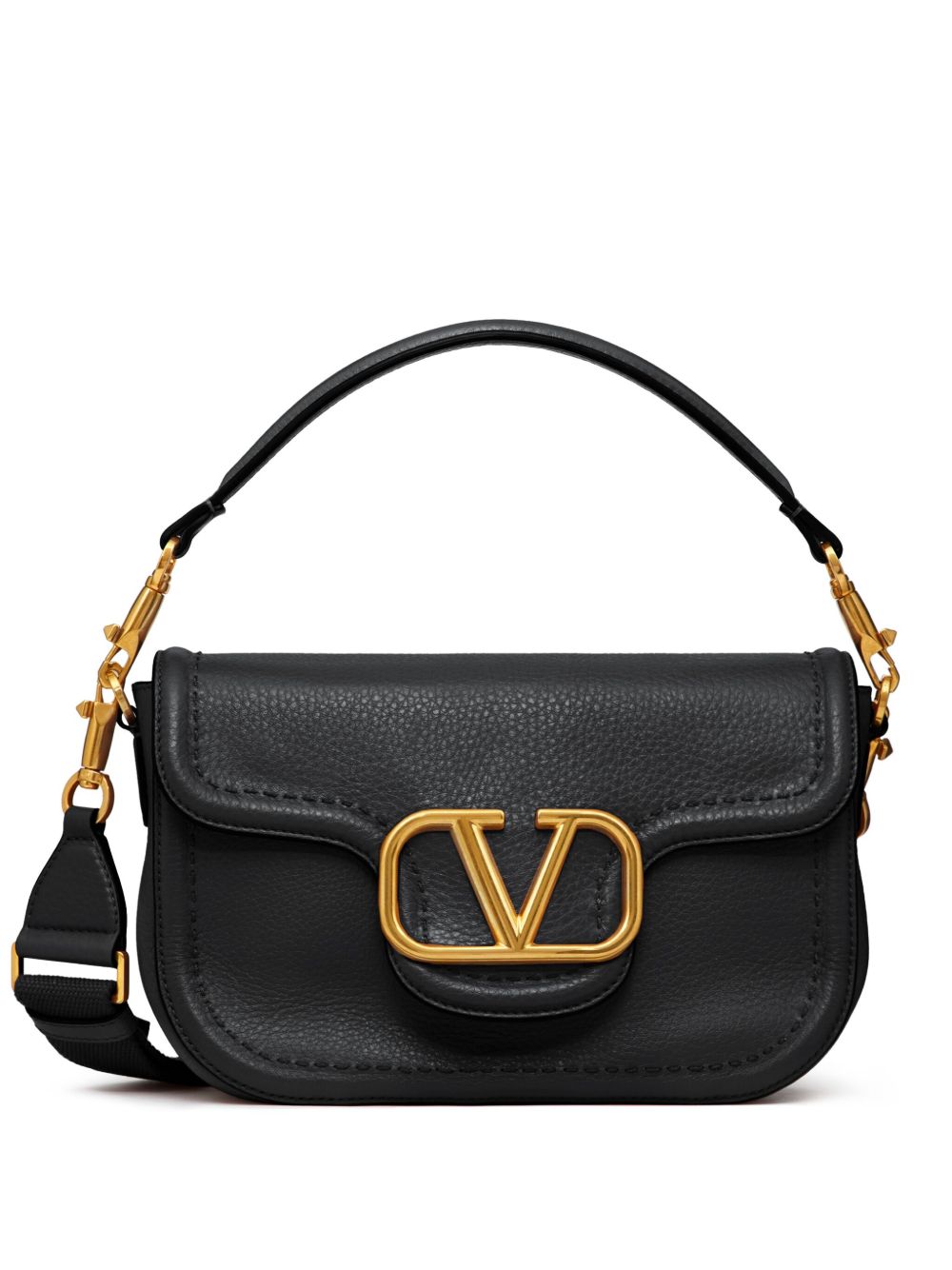 Valentino Garavani Valentino Garavani Alltime Grainy Calfskin Shoulder Bag