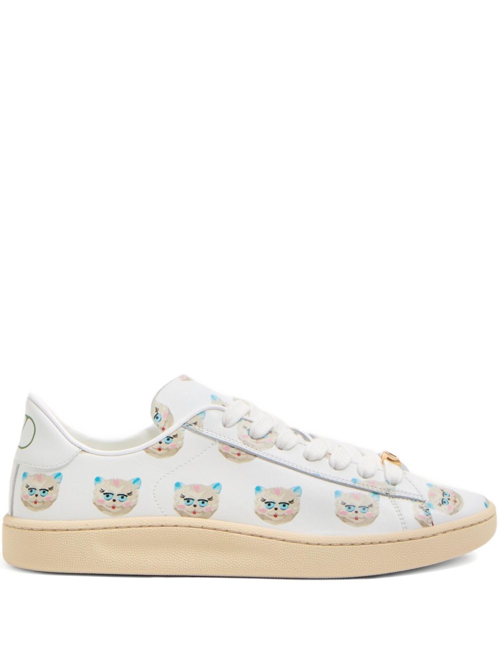 Valentino Garavani Valentino Garavani Le Chat De La Maison Royco Sneaker In Nappa Calfskin
