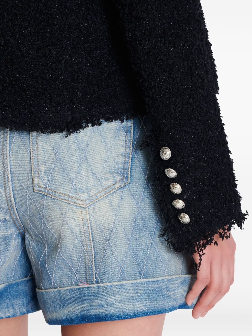 Balmain Balmain Edge-to-edge tweed jacket