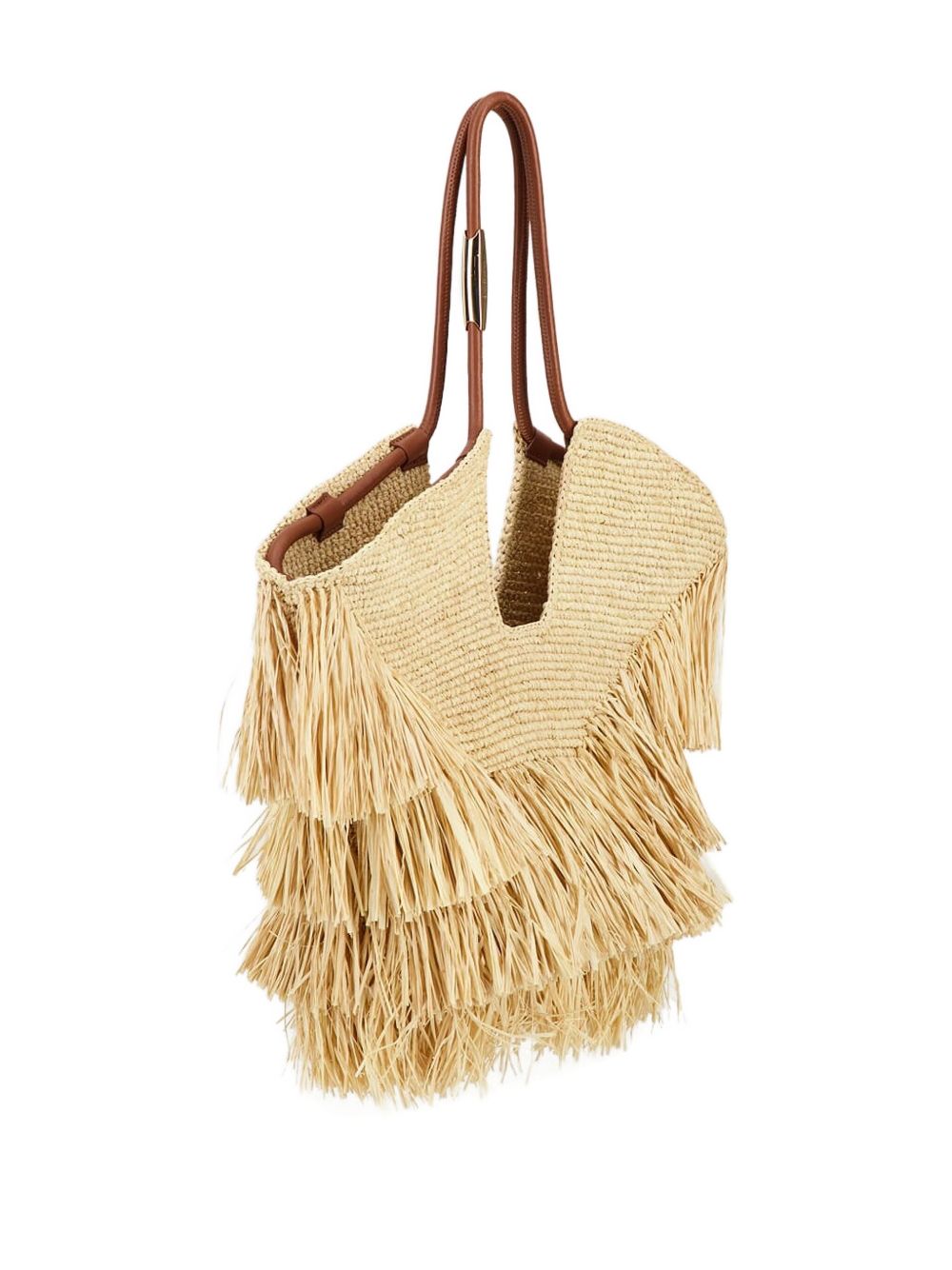 Zimmermann Zimmermann Goldentime medium raffia tote bag