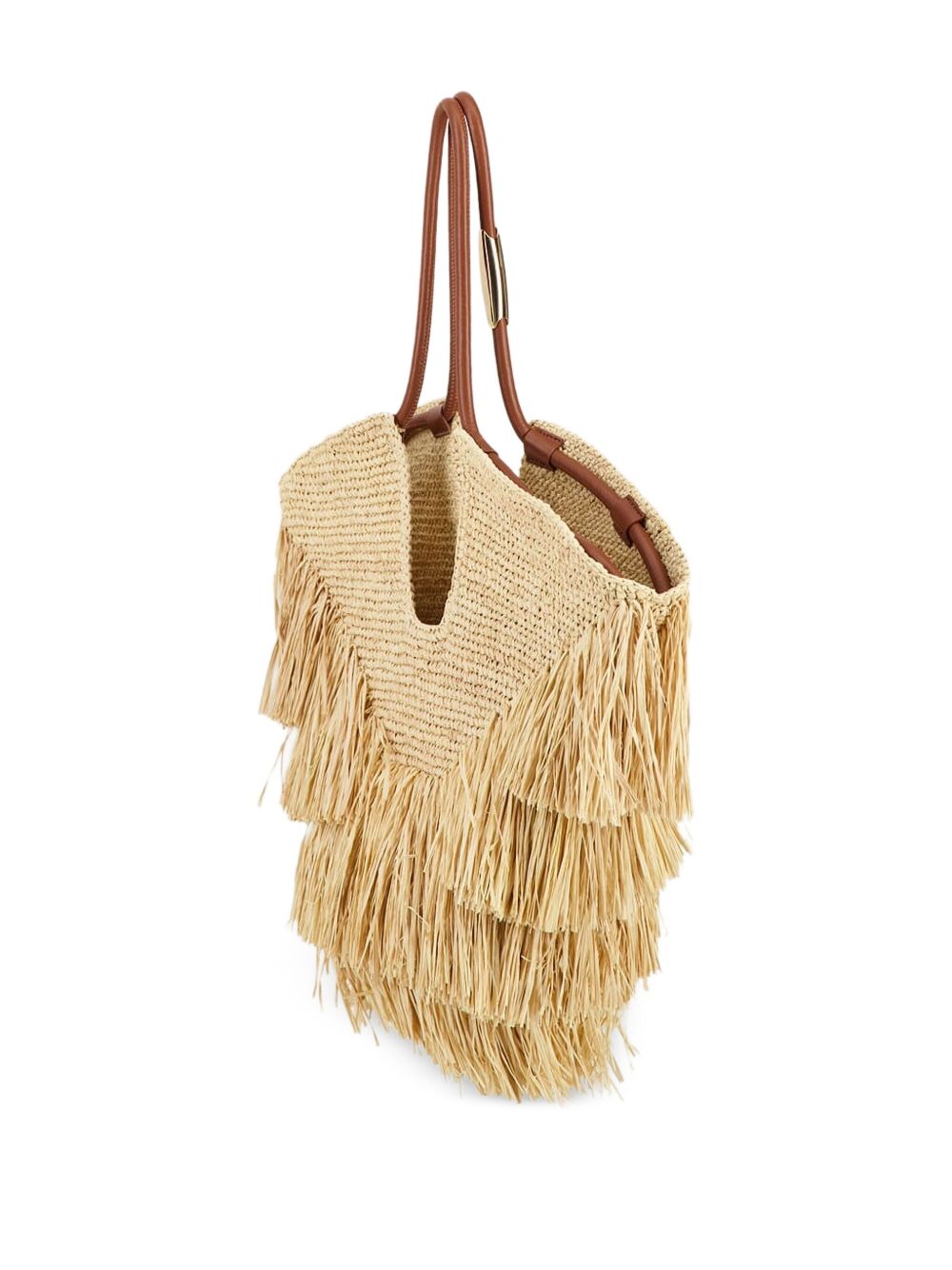 Zimmermann Zimmermann Goldentime medium raffia tote bag