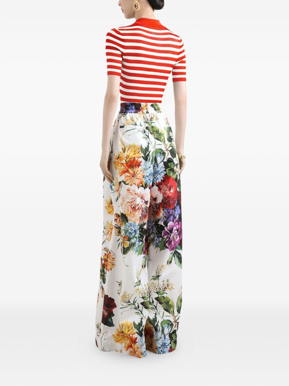 Dolce & Gabbana Dolce & Gabbana Striped Polo Top