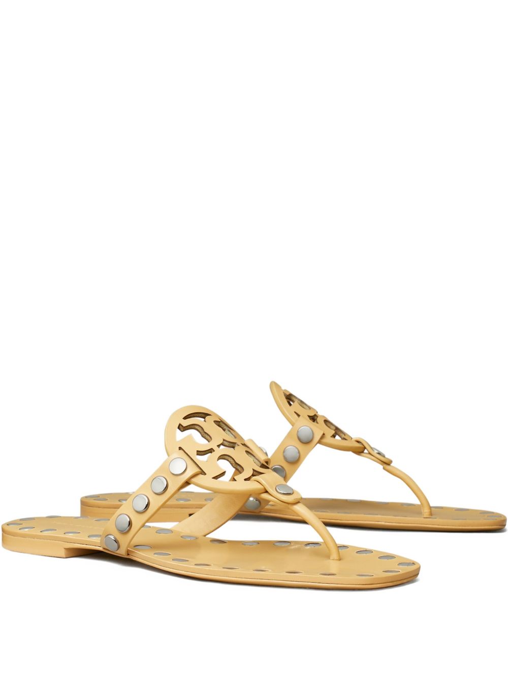 Tory Burch Tory Burch Studded Miller Patent flat sandals