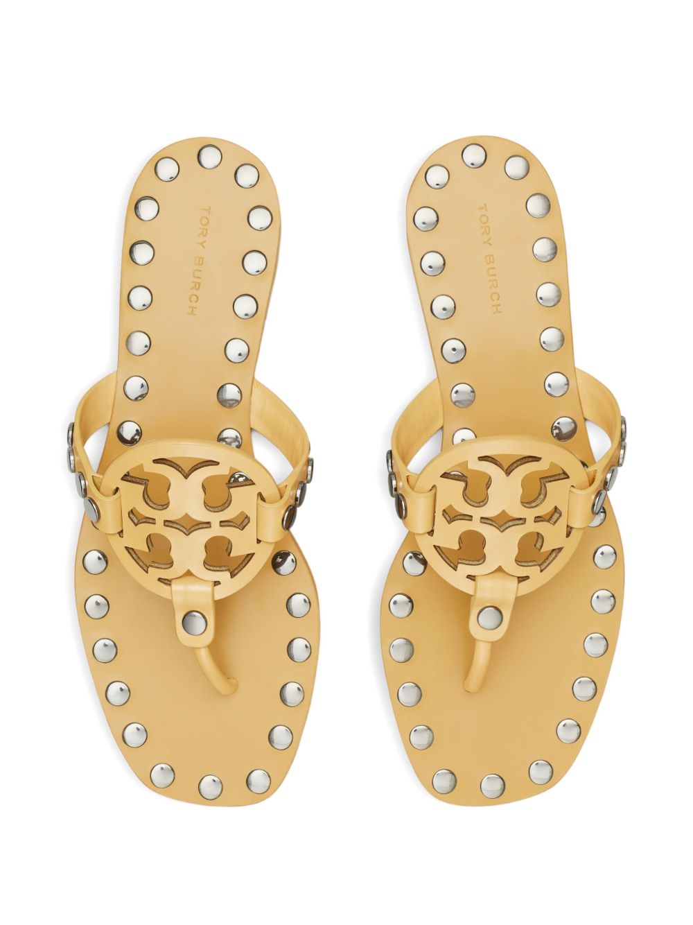 Tory Burch Tory Burch Studded Miller Patent flat sandals