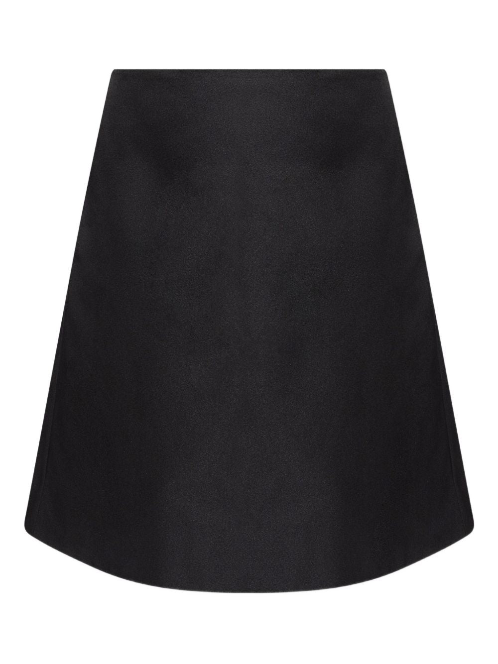 Alexander McQueen Satin A-line skirt