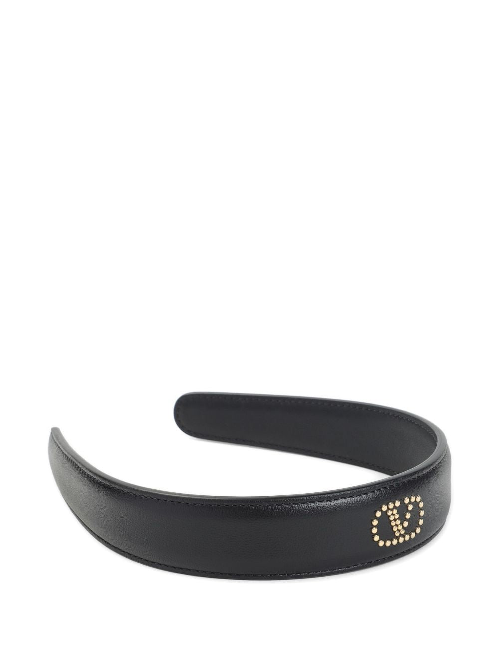 Valentino Garavani Valentino Garavani stud-embellished Leather Headband