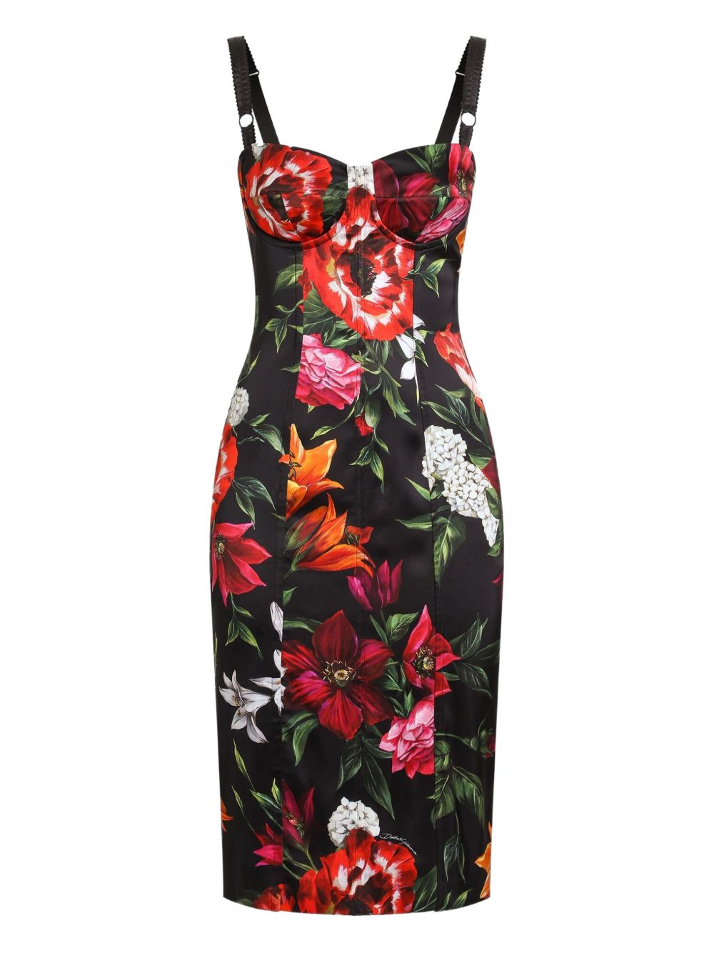 Dolce & Gabbana Dolce & Gabbana Flower print satin dress
