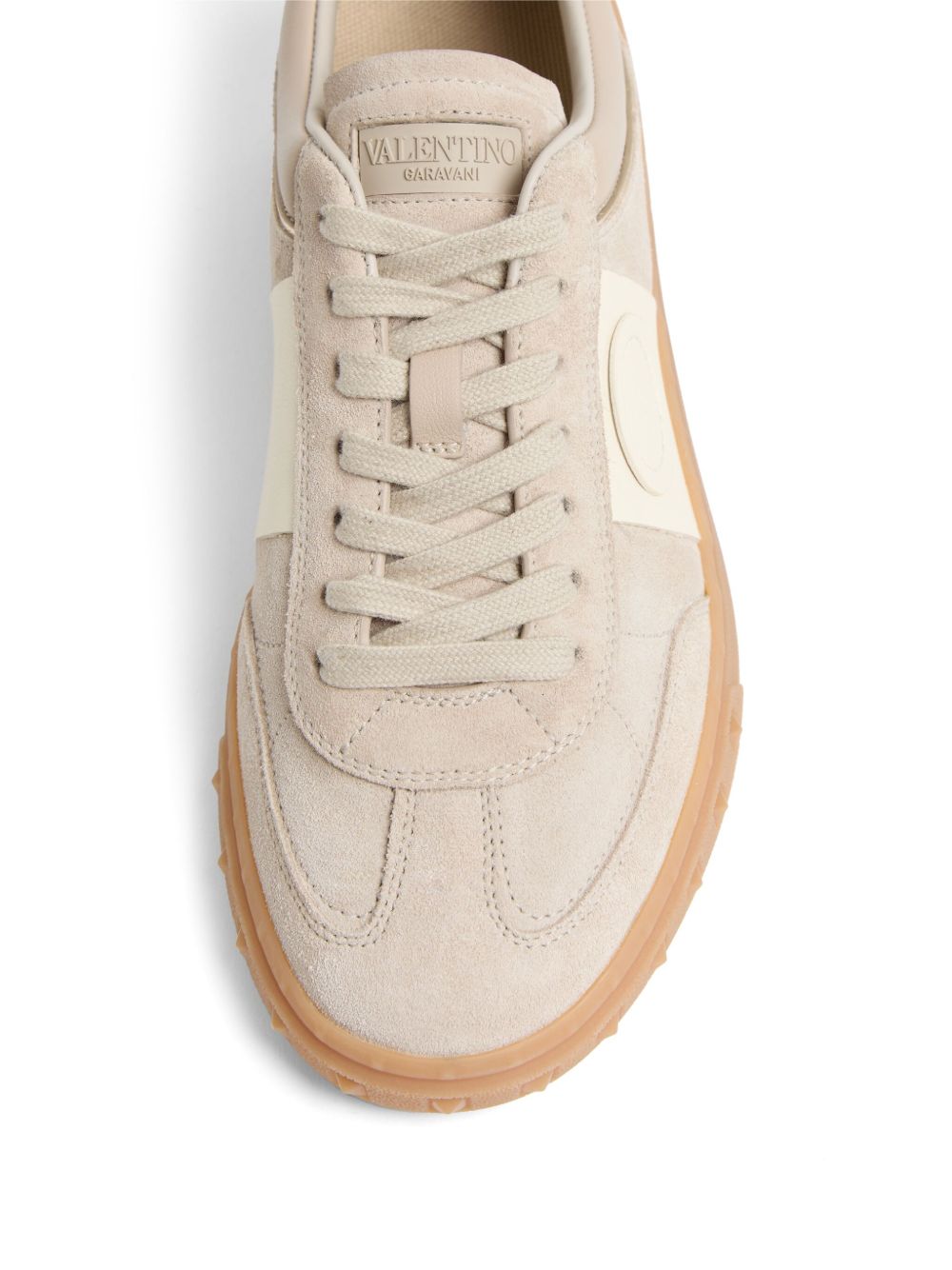 Valentino Garavani Valentino Garavani Upvillage Low Top Sneaker in Split Leather and Nappa Calfskin