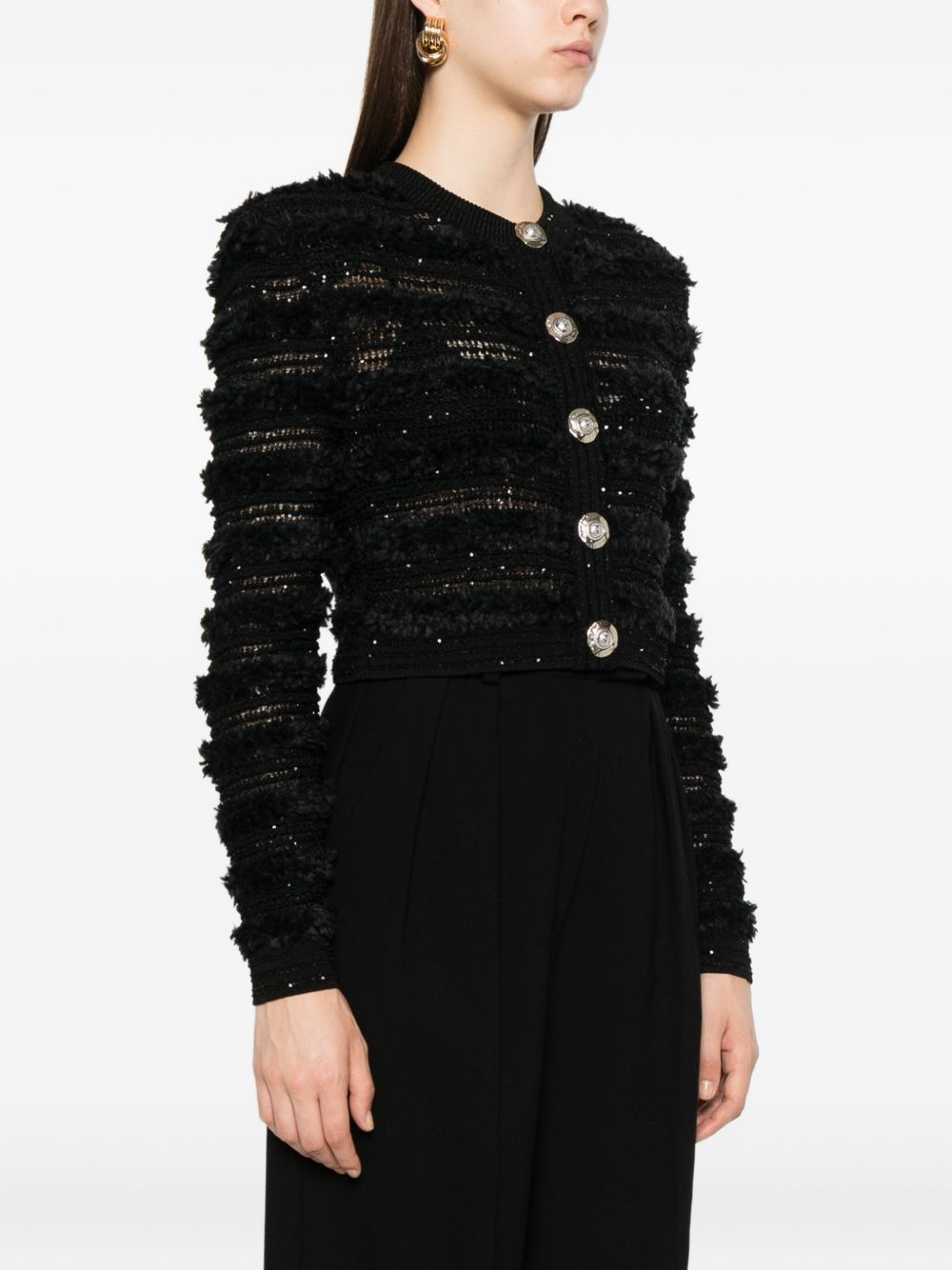 Balmain Balmain Sequin-embellished cardigan