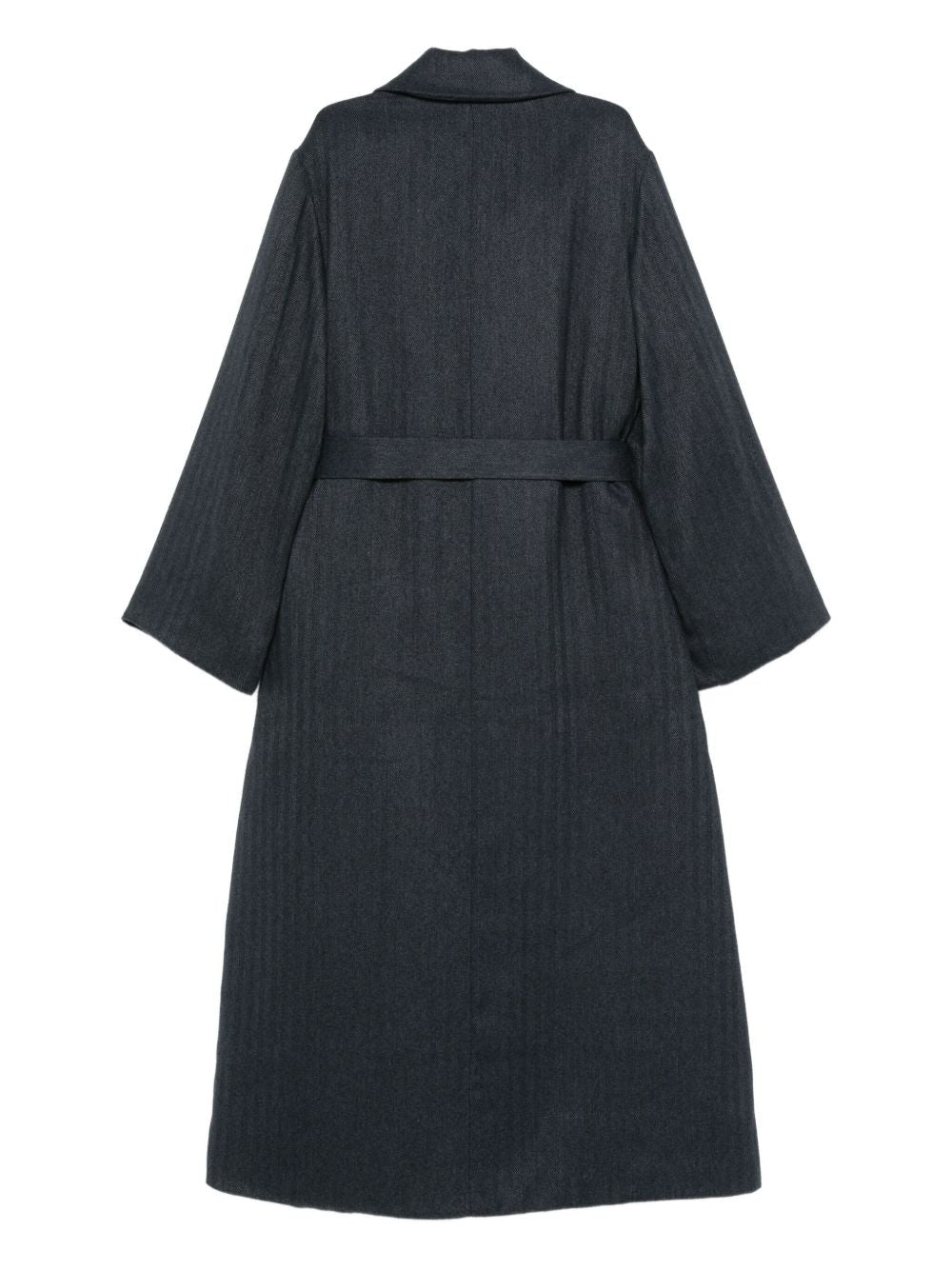 Emporio Armani Emporio Armani Striped double-breasted coat