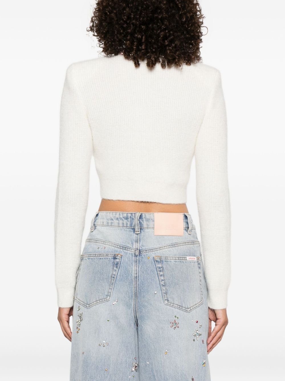 Self-Portrait Self-Portrait Buttons-embellished cardigan