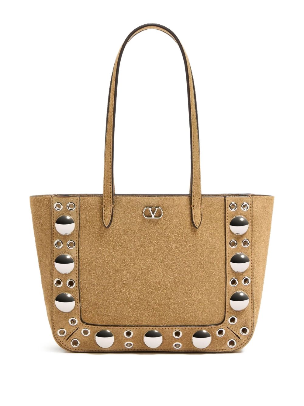 Valentino Garavani Valentino Garavani Nellcôte Mini Suede Shopping Bag
