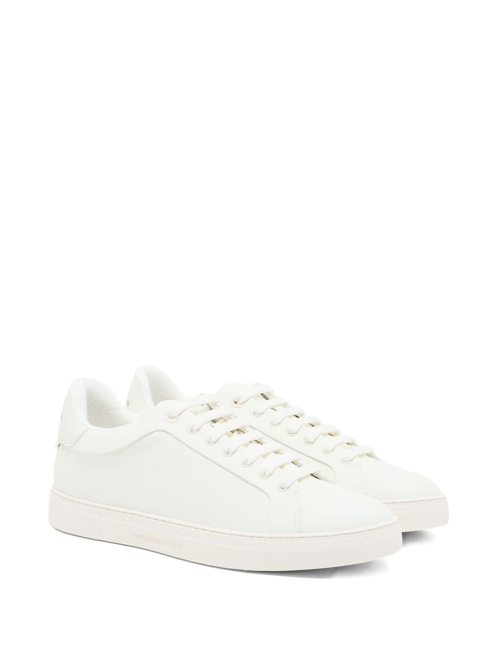 EMPORIO ARMANI EXCLUSIVE EMPORIO ARMANI EXCLUSIVE Supple leather sneakers