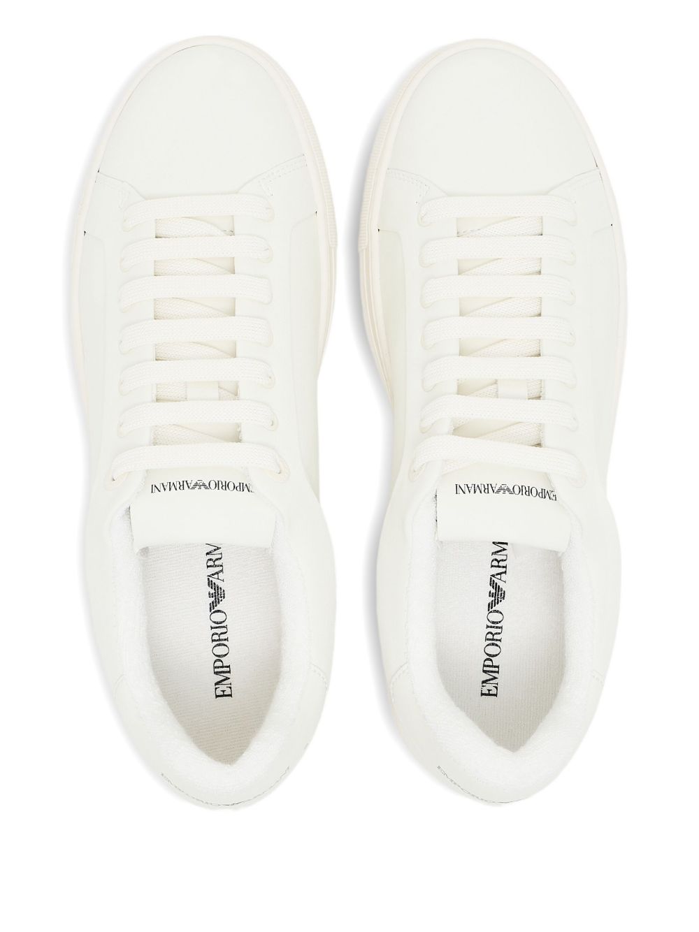 EMPORIO ARMANI EXCLUSIVE EMPORIO ARMANI EXCLUSIVE Supple leather sneakers