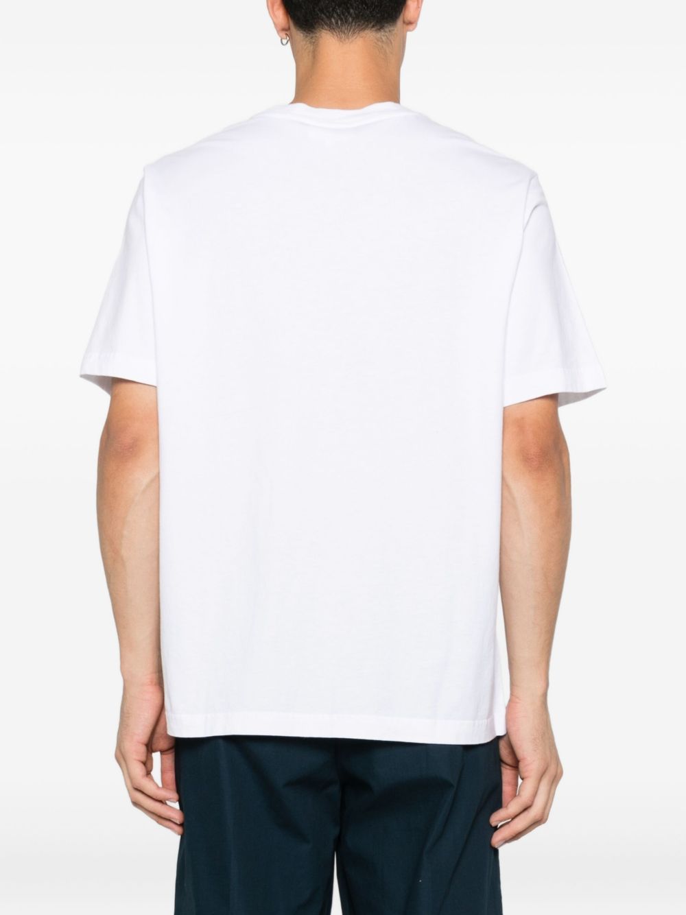 Maison Kitsuné Maison Kitsuné Fox embroidered T-shirt