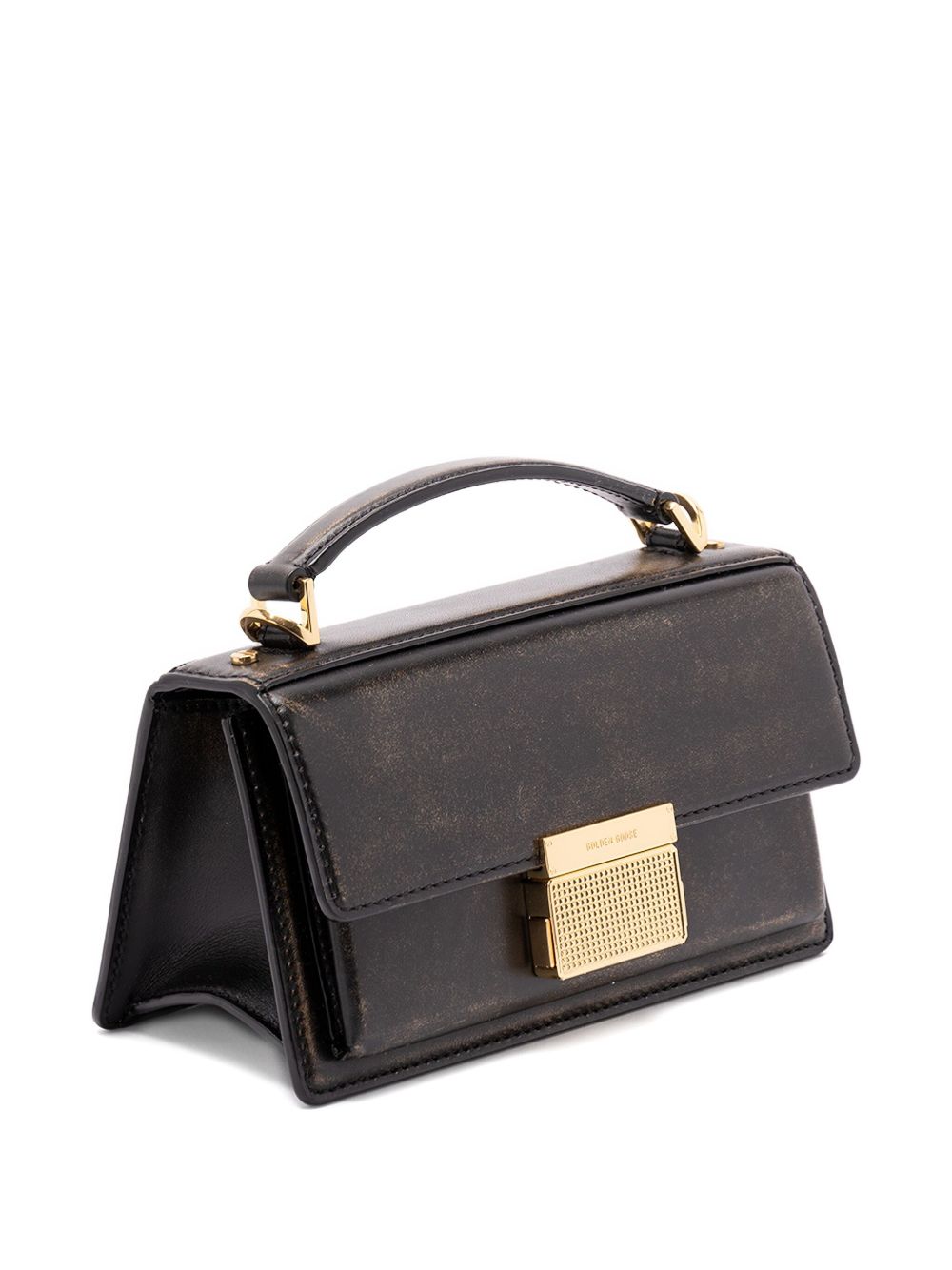 Golden Goose Golden Goose Venezia Bag in boarded leather with gold details