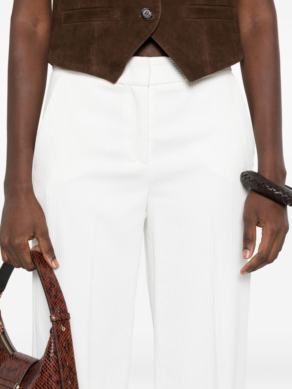 Via Masini 80 Trousers White