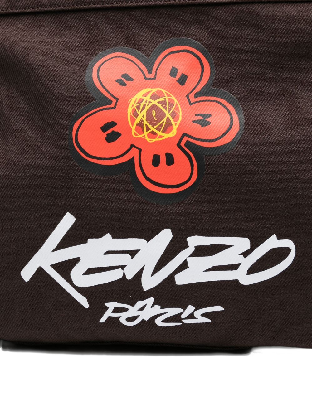 KENZO FUTURA KENZO FUTURA Kenzo x Futura 2000' large crossbody bag 'Kenzo Utility' in canvas