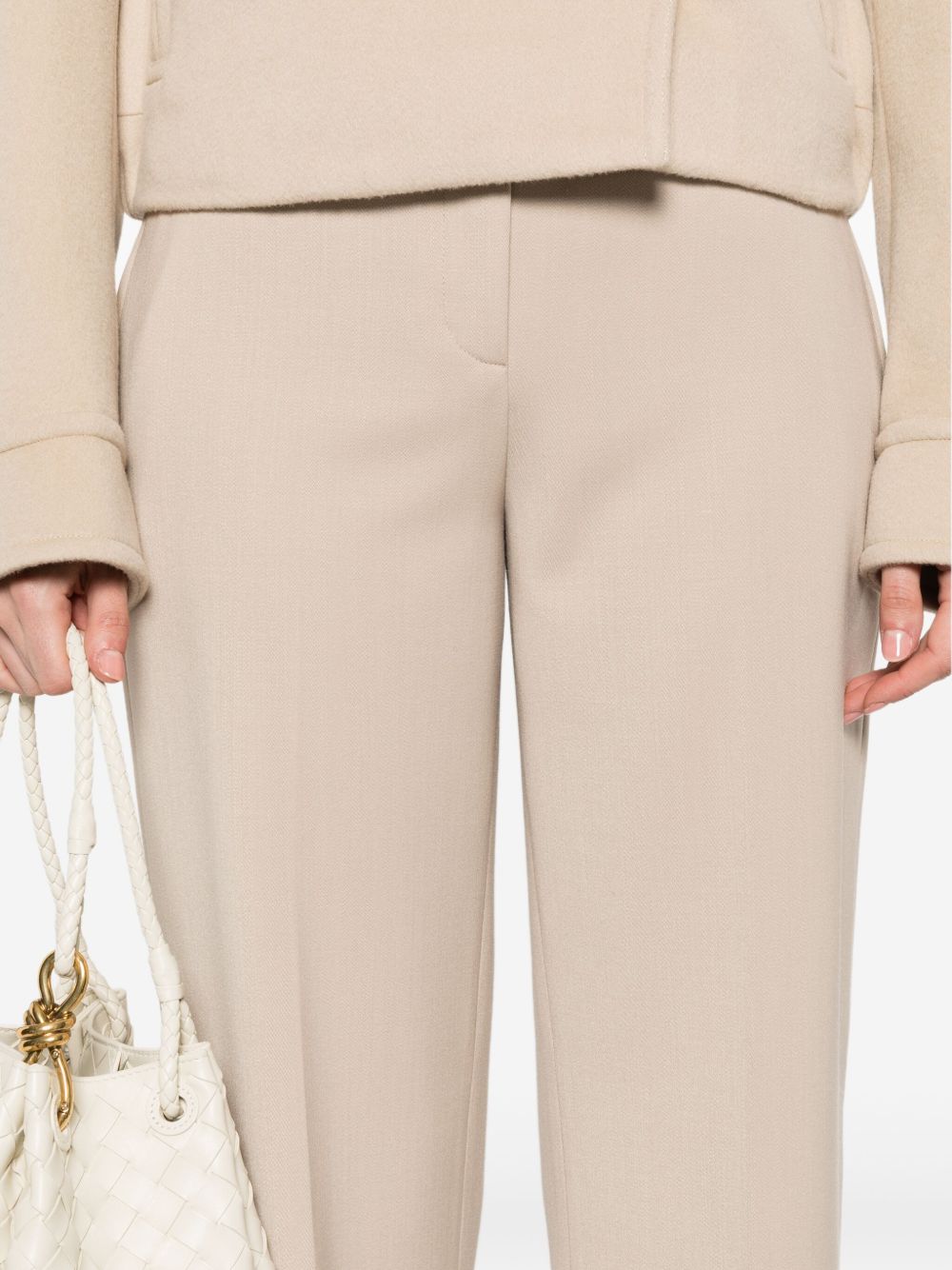 Via Masini 80 Trousers Beige
