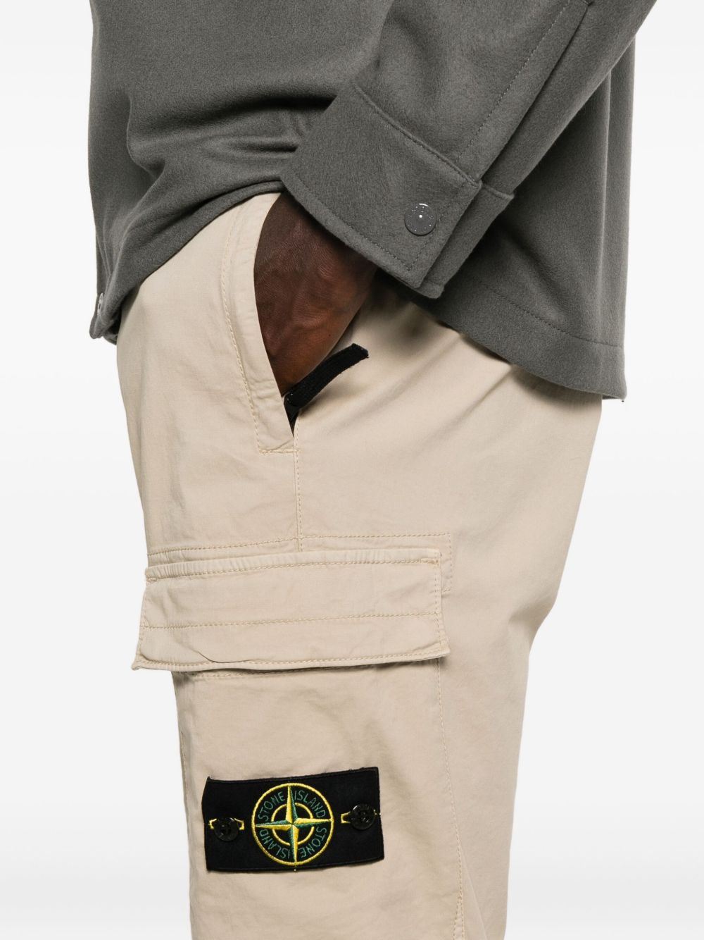 Stone Island Cotton cargo trousers