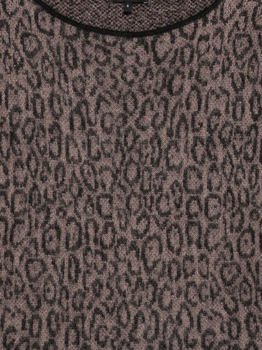 Emporio Armani Emporio Armani Leopard-print crew-neck sweater