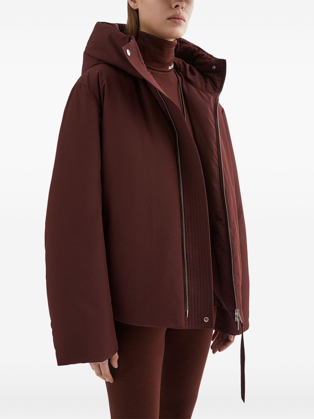 Jil Sander Plus JIL SANDER PLUS Coats Bordeaux