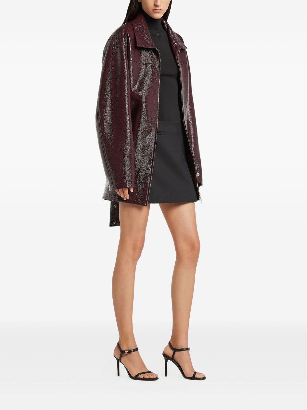 Courreges Courreges Coats Bordeaux