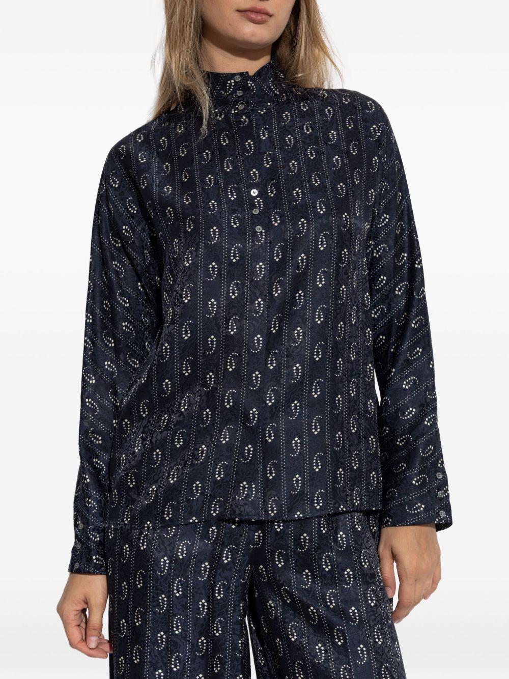 Tory Burch Jacquard silk shirt