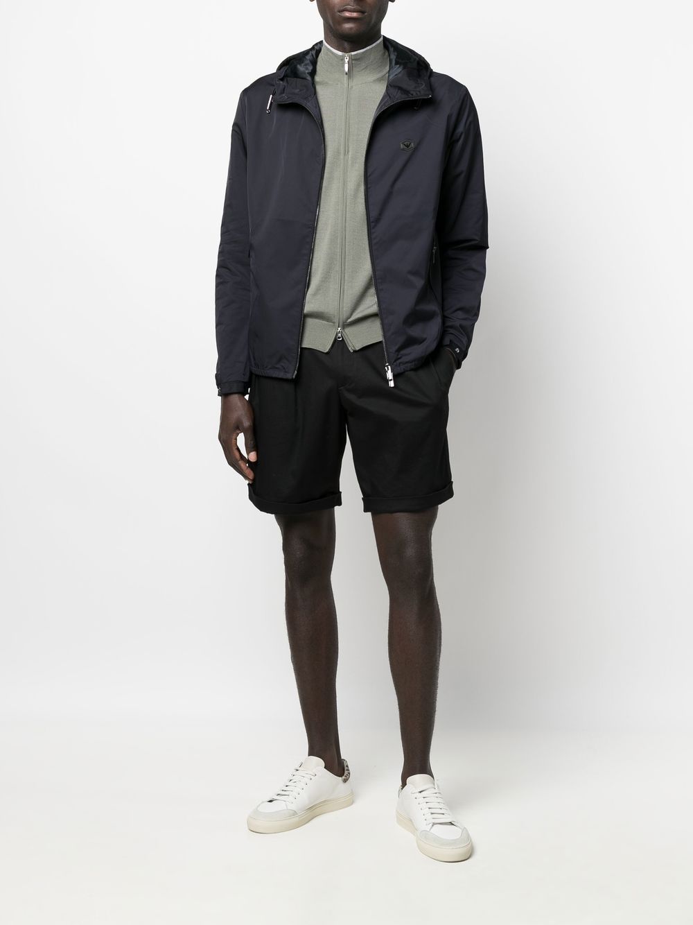 Emporio Armani Emporio Armani Water-repellent hooded jacket